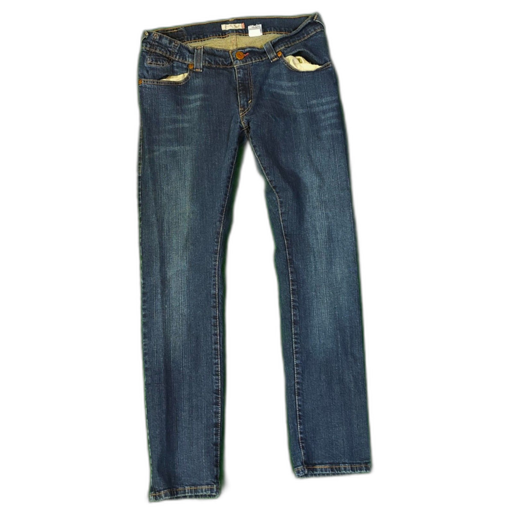 Vintage Y2K women's Levi's 504 jeans slouch skinny size 14-16